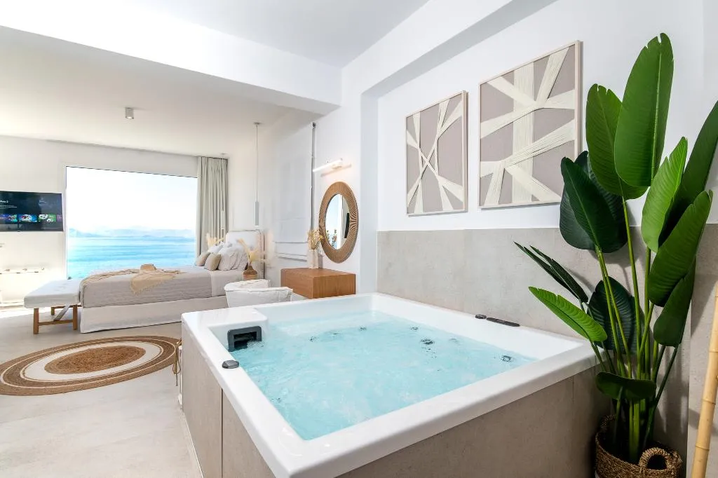 VILLA FOUR BEDROOMS Room, Achillion Luxury Corfu Villa, Corfu