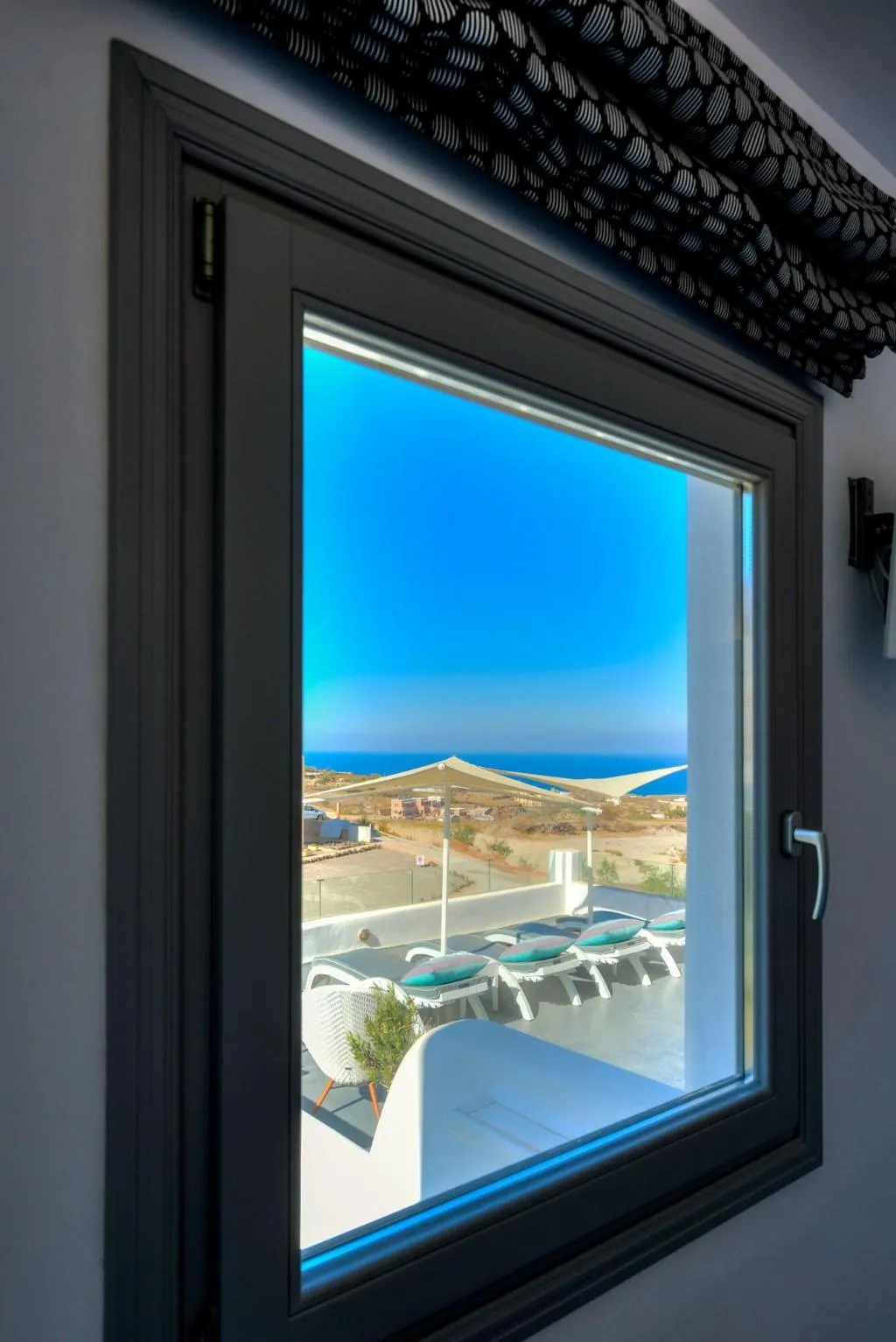 Terrace, Evgenia Villas & Suites, Santorini