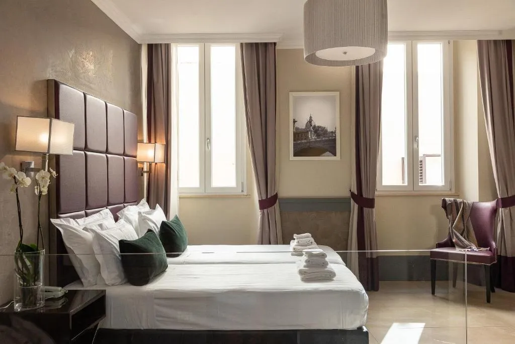 Double or Twin SUPERIOR Room, Hotel Castellino Roma, Rome