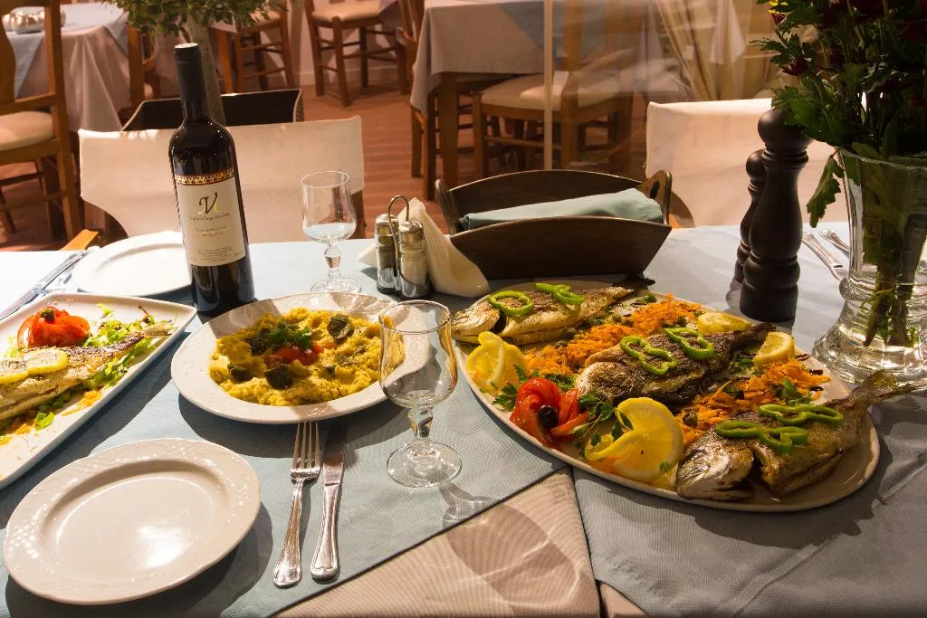 Restaurant, Mathios Village, Santorini