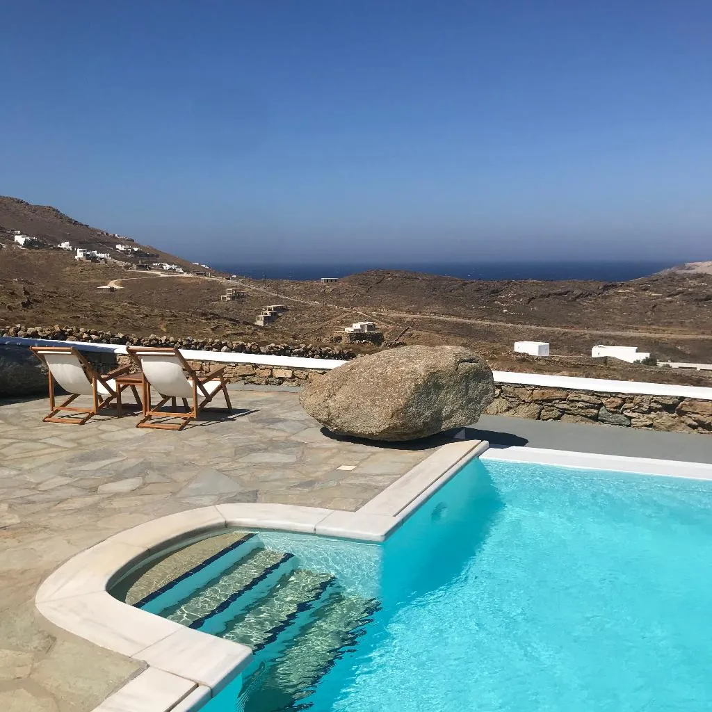 General view, Yakinthos Residence, Mykonos