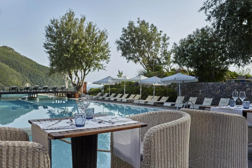Restaurant, Atlantica Grand Mediterraneo Resort & Spa, Corfu
