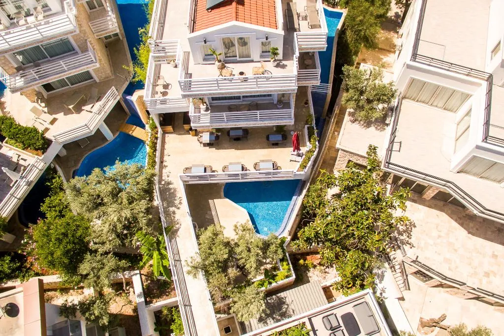 Terrace, Kalkan Saray Suites, Dalaman