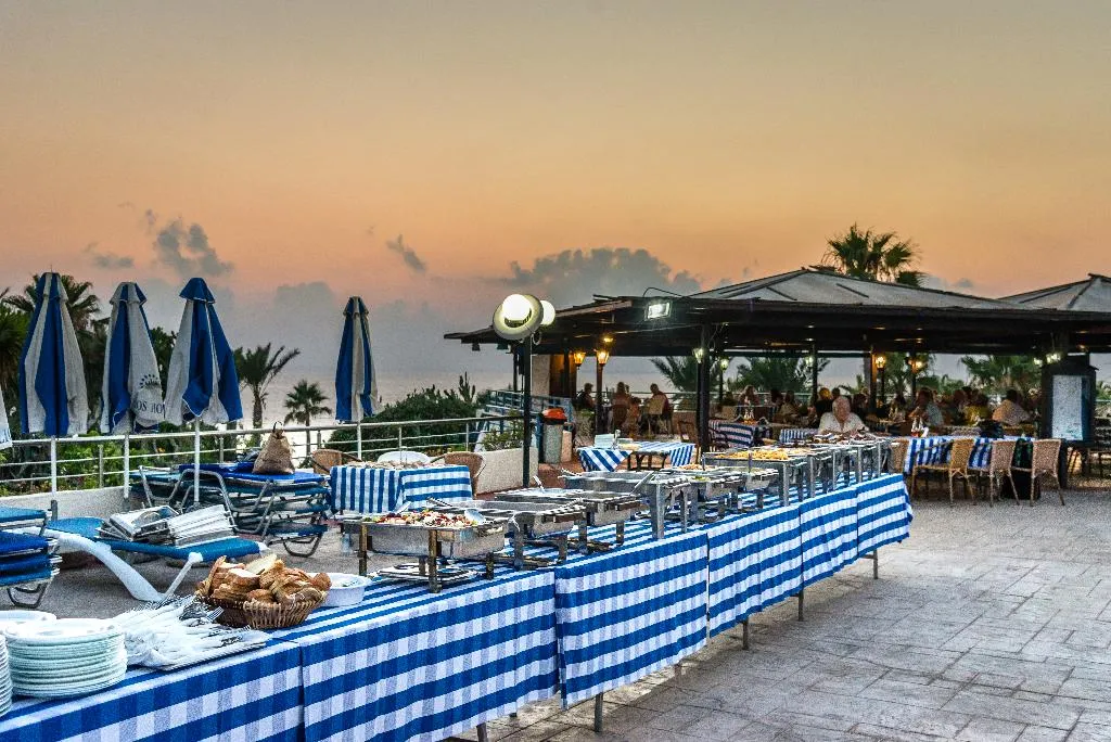 Terrace, Helios Bay Hotel Apts & Villas, Cyprus