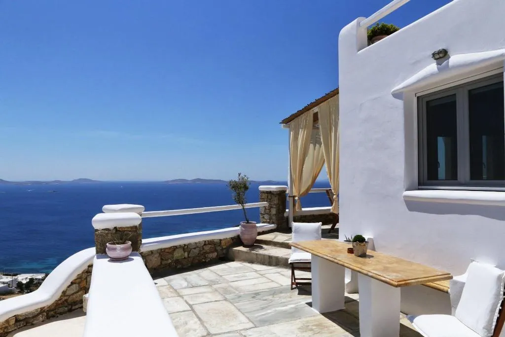 Terrace, La Maison Blanche, Mykonos
