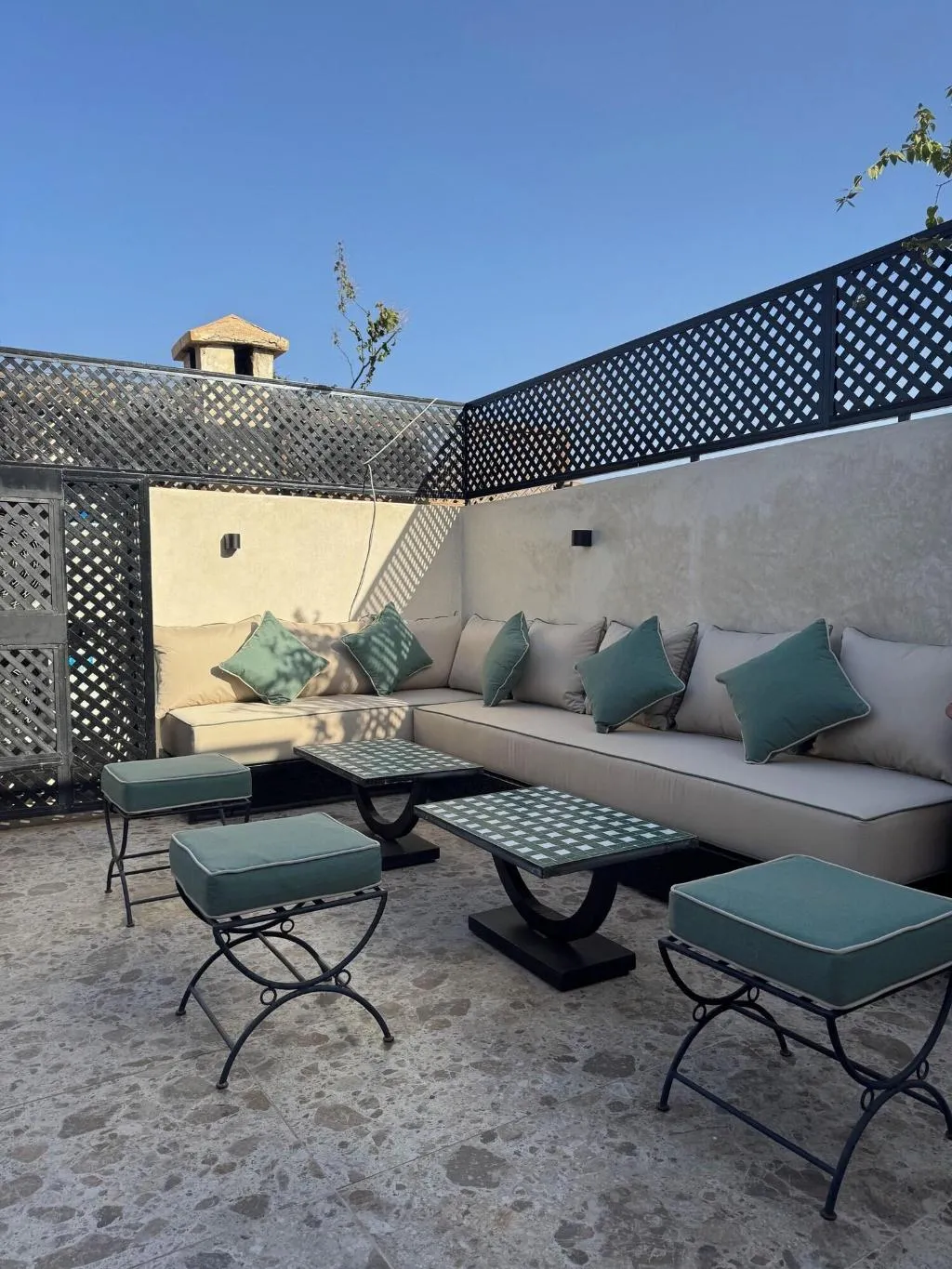 Terrace, Riad L'Etoile D'Orient, Marrakech