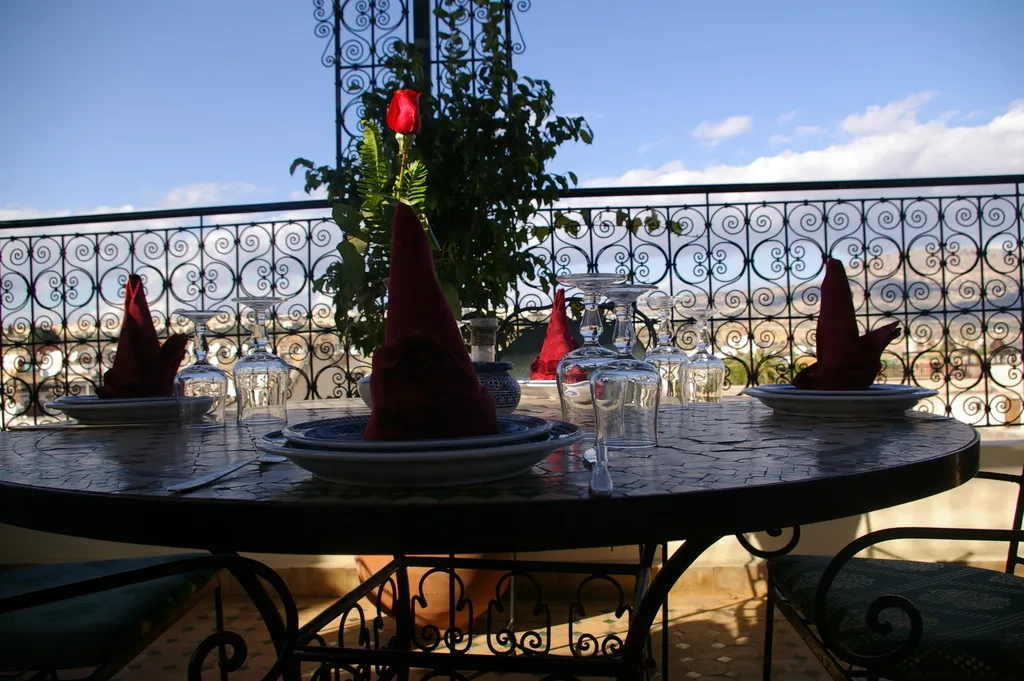 Terrace, La Perle De La Medina, Fez