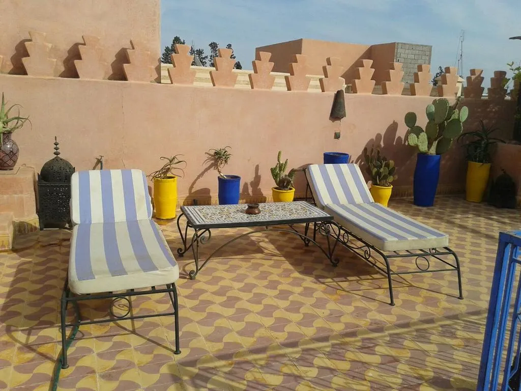 Terrace, Riad Si Amara, Marrakech