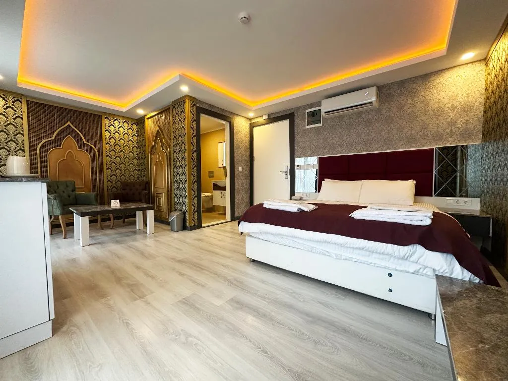 DOUBLE ONE BEDROOM WITH AIR CONDITIONING Room, Akayda Butik Hotel, Antalya