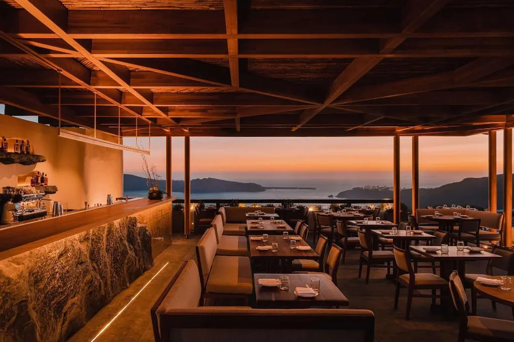 Restaurant, Pantheon Villas, Santorini