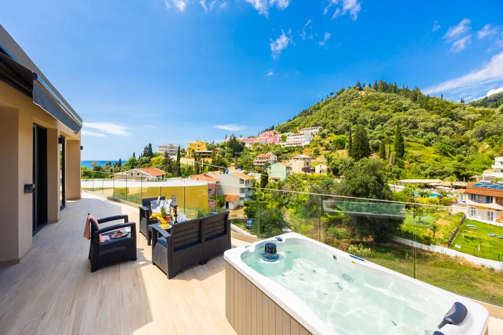 SUITE DELUXE SEA VIEW WITH BALCONY Room, Nobile Hotel, Corfu