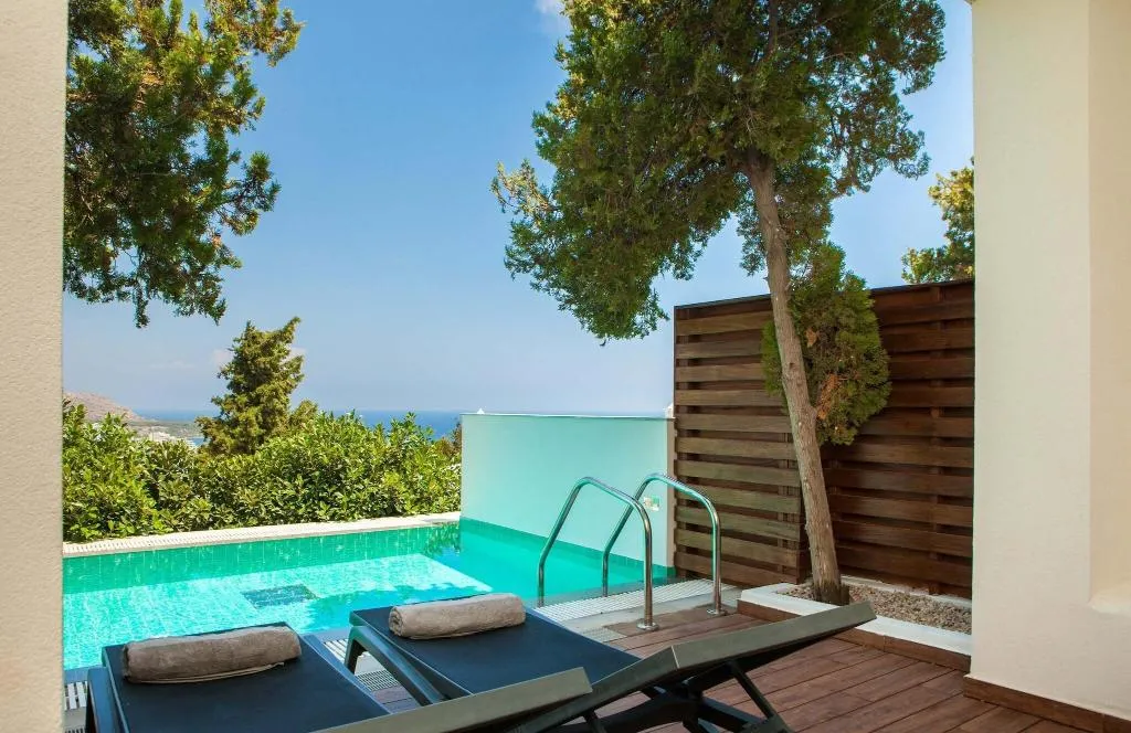 Beach, Esperos Village Adults Only, Rhodes