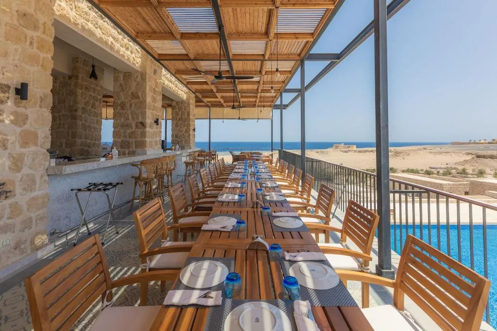 Terrace, Wadi Sabarah Lodge, Red Sea Riviera