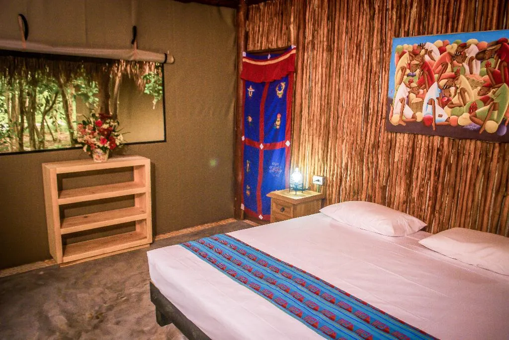 DOUBLE KING SIZE BED Room, Akumal Natura Glamping, Playa Del Carmen