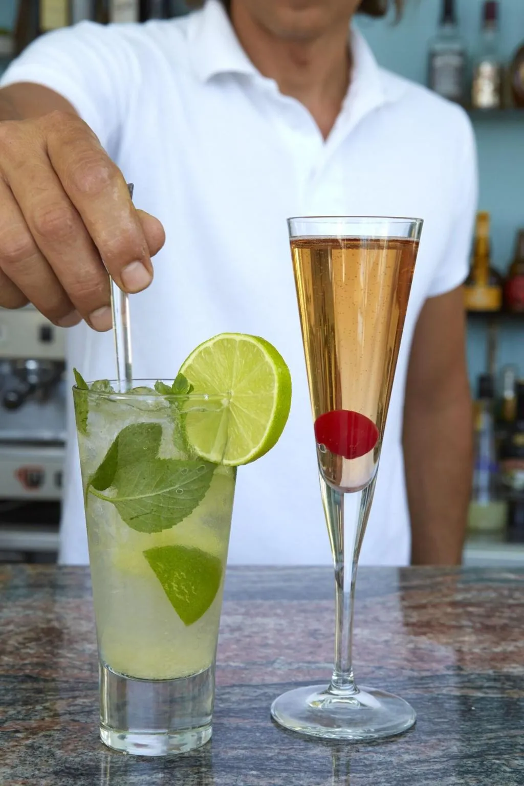 Bar, Hermes, Santorini