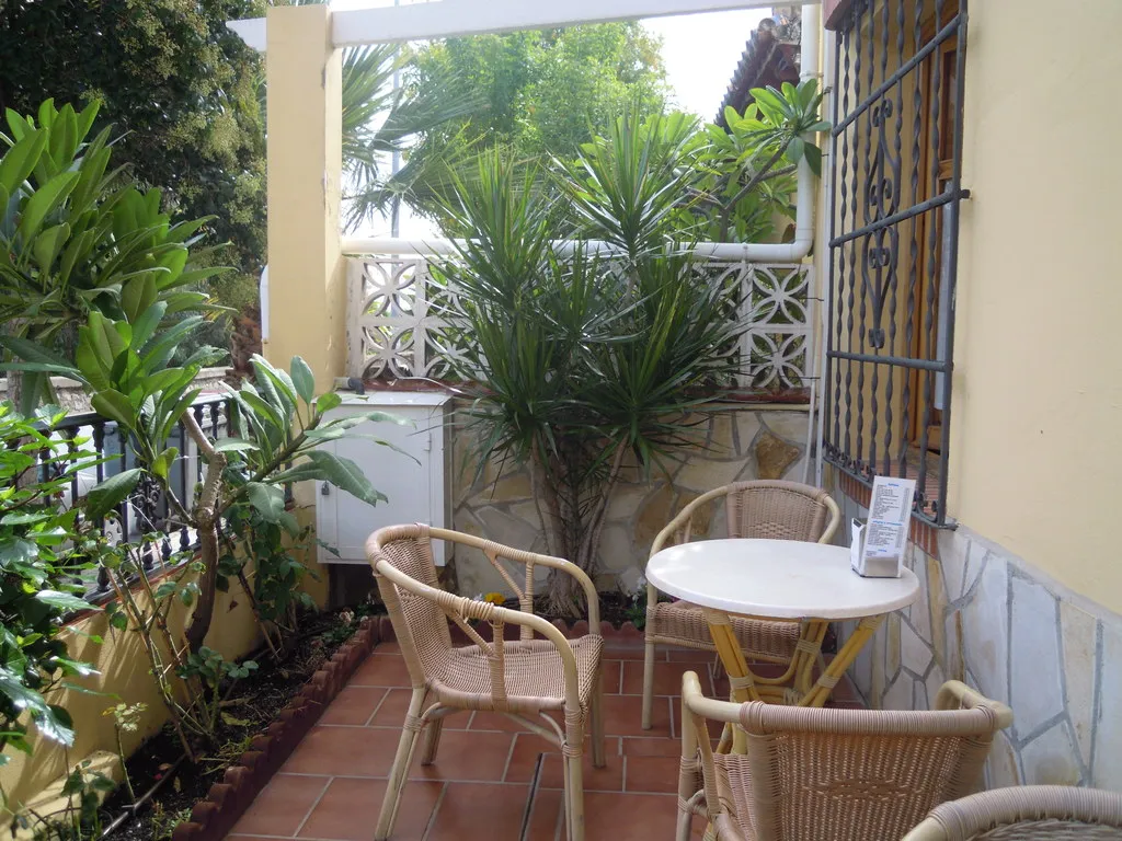 Terrace, Moscatel Hostal, Costa Del Sol