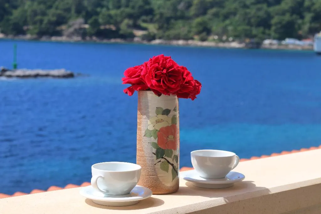 DOUBLE SEA VIEW WITH BALCONY Room, Hotel Bozica, Dubrovnik