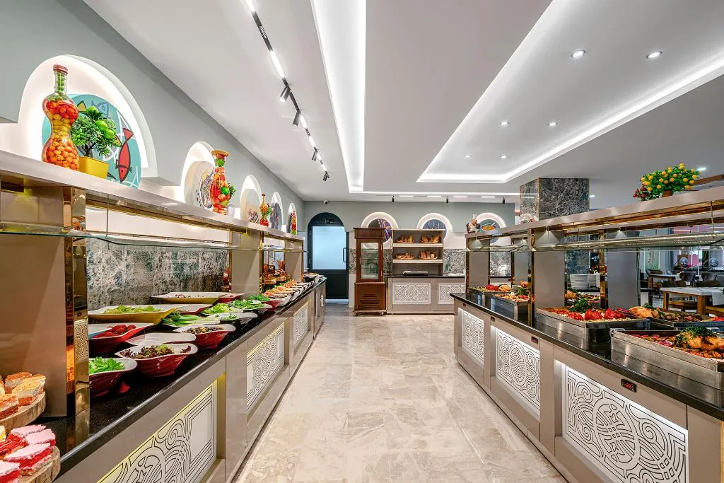 Restaurant, Club Big Blue Suite Hotel, Antalya