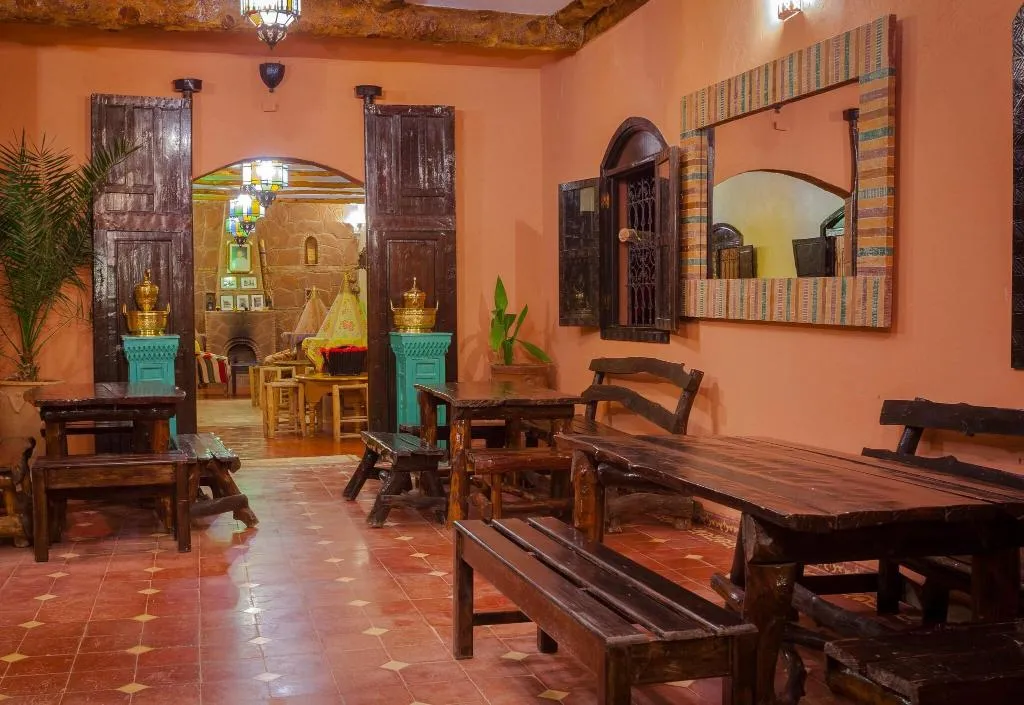 Lobby, Dar Ikalimo Ourika, Marrakech