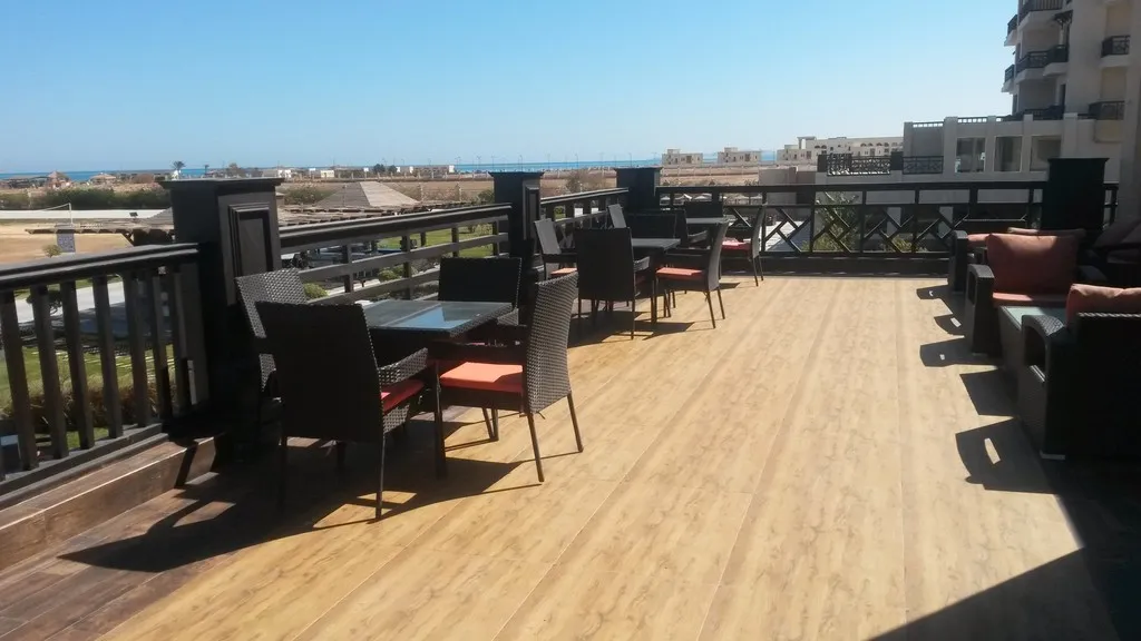 Terrace, Gravity Hotel Aqua Park Hurghada, Red Sea Riviera
