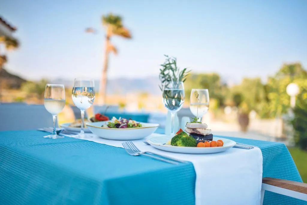Restaurant, Grand Blue Beach Hotel, Kos