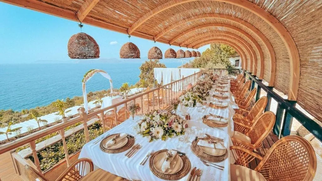 Restaurant, Seaview Faralya Butik Hotel, Dalaman