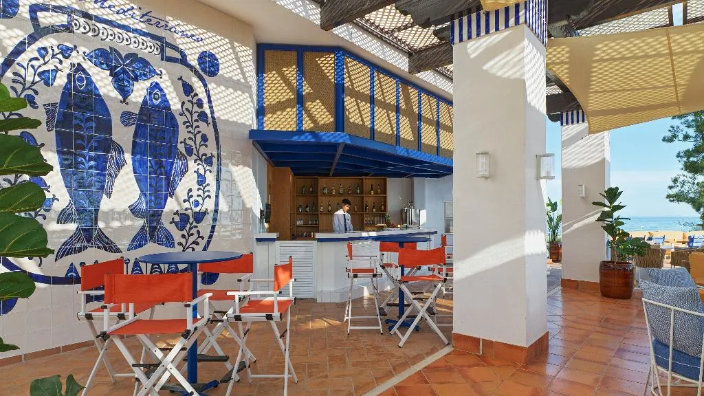 Terrace, H10 Estepona Palace, Costa Del Sol