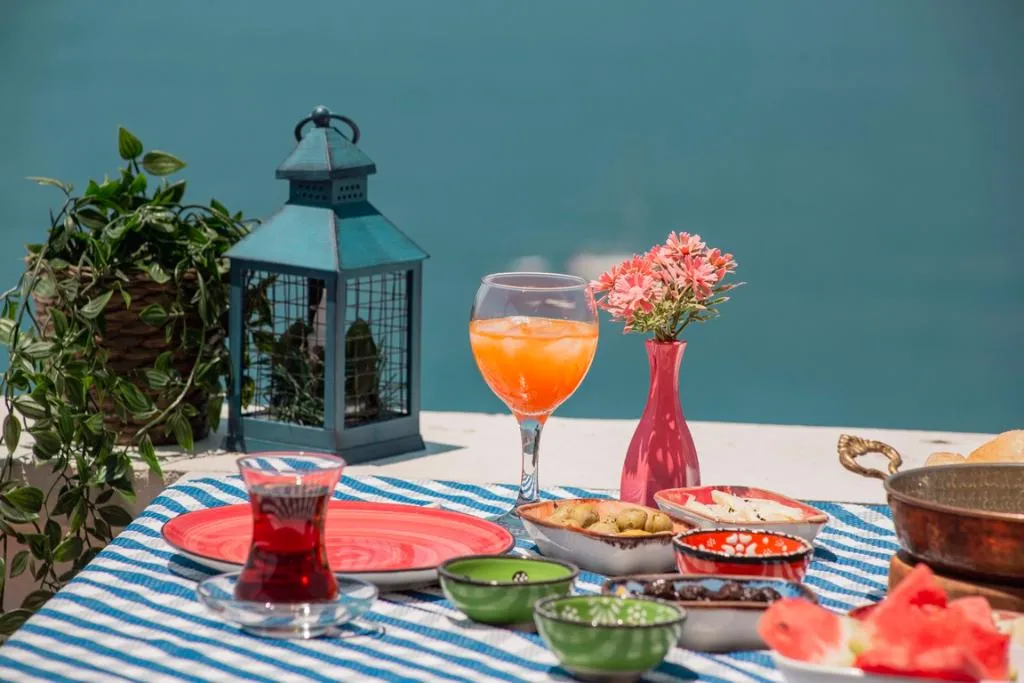 Terrace, Düsler Evim Kas, Dalaman