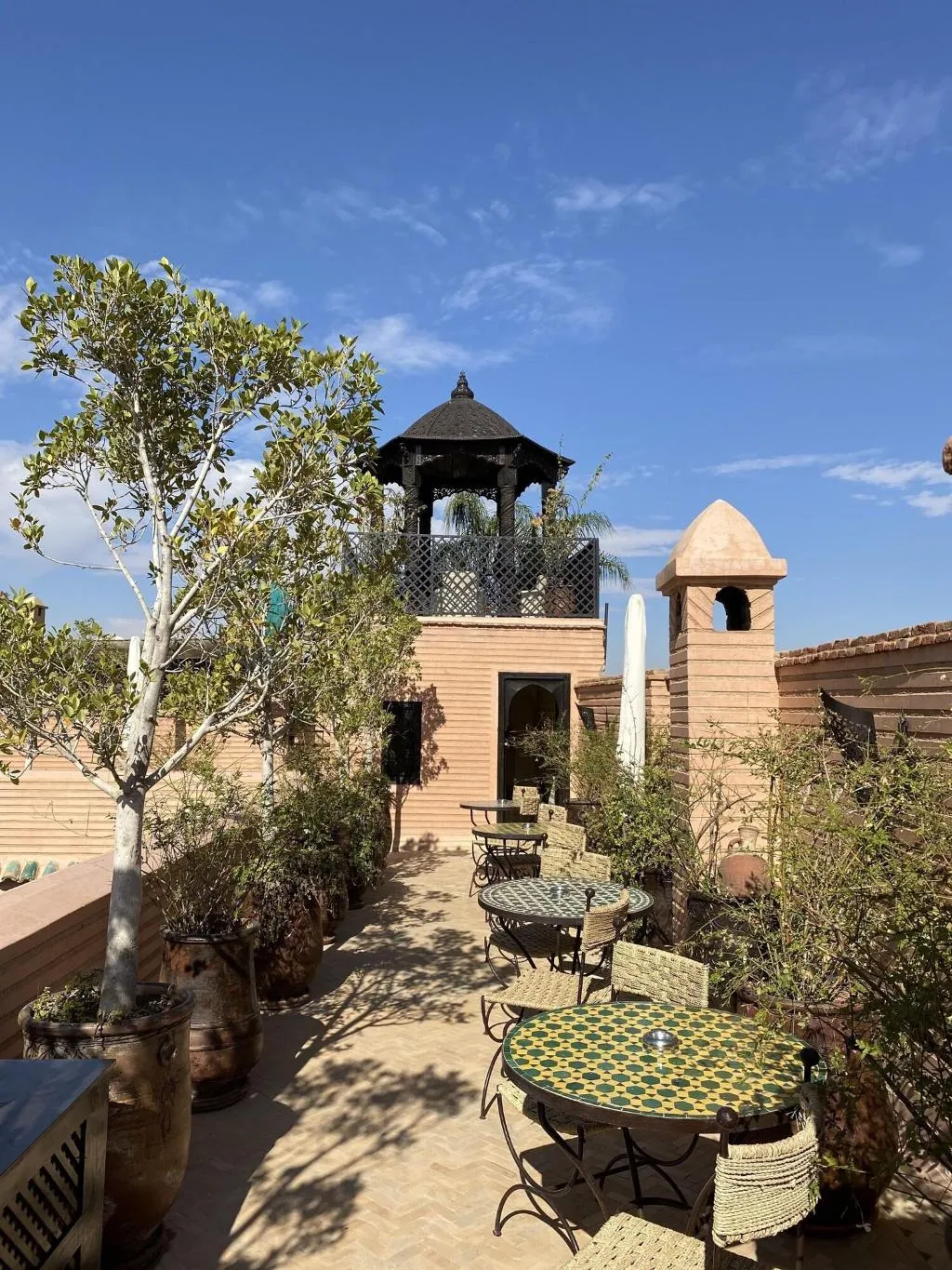 Terrace, Riad Ilayka, Marrakech