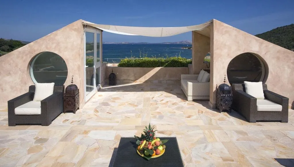 Terrace, L'Ea Bianca Luxury Resort, Olbia