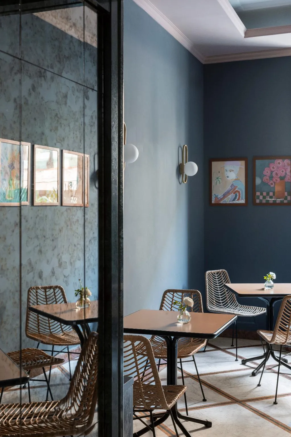Restaurant, Hotel Marisa, Rome