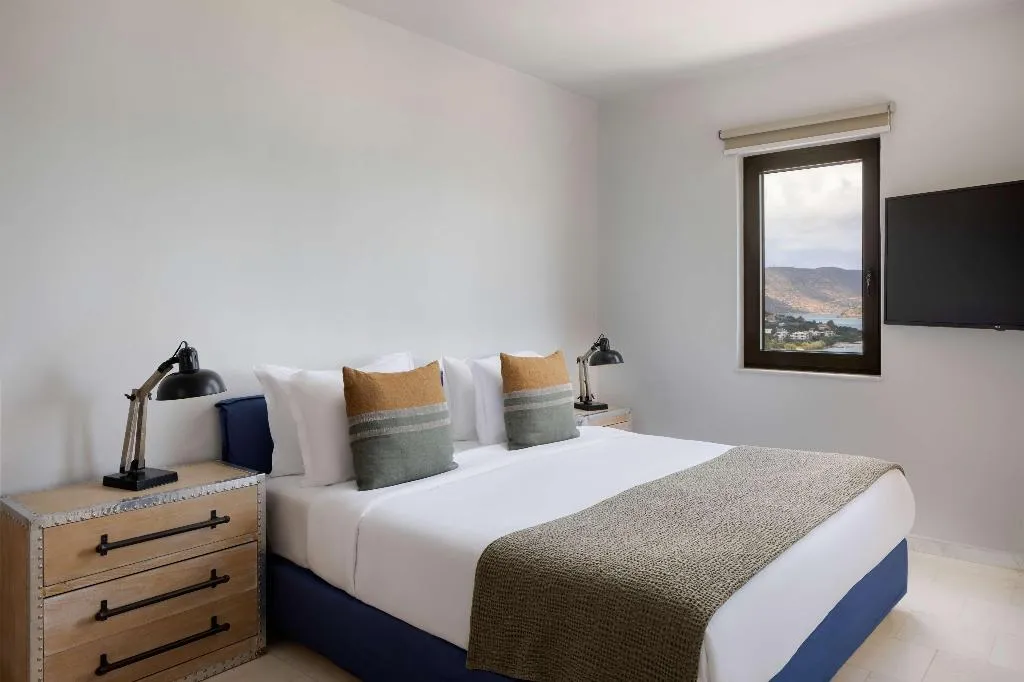 SUITE KING SIZE BED Room, Domes Aulus Elounda, Curio Collection by Hilton, Crete