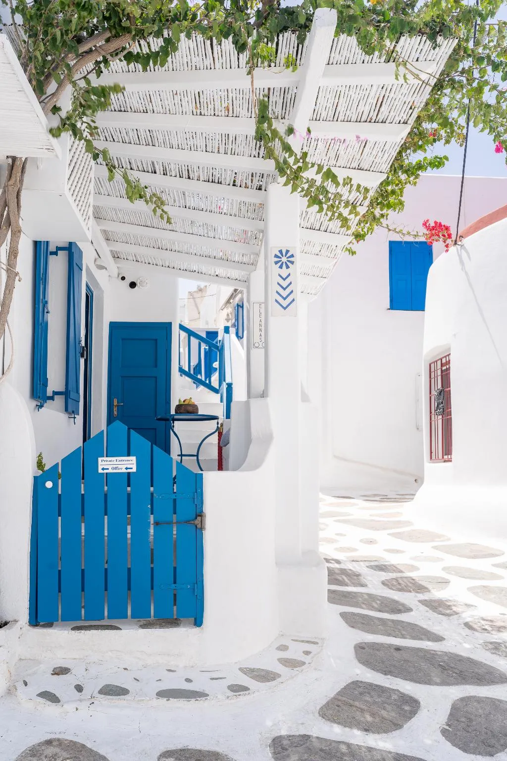 DOUBLE DELUXE WITH TERRACE Room, Eleanna's Suites Mykonos, Mykonos