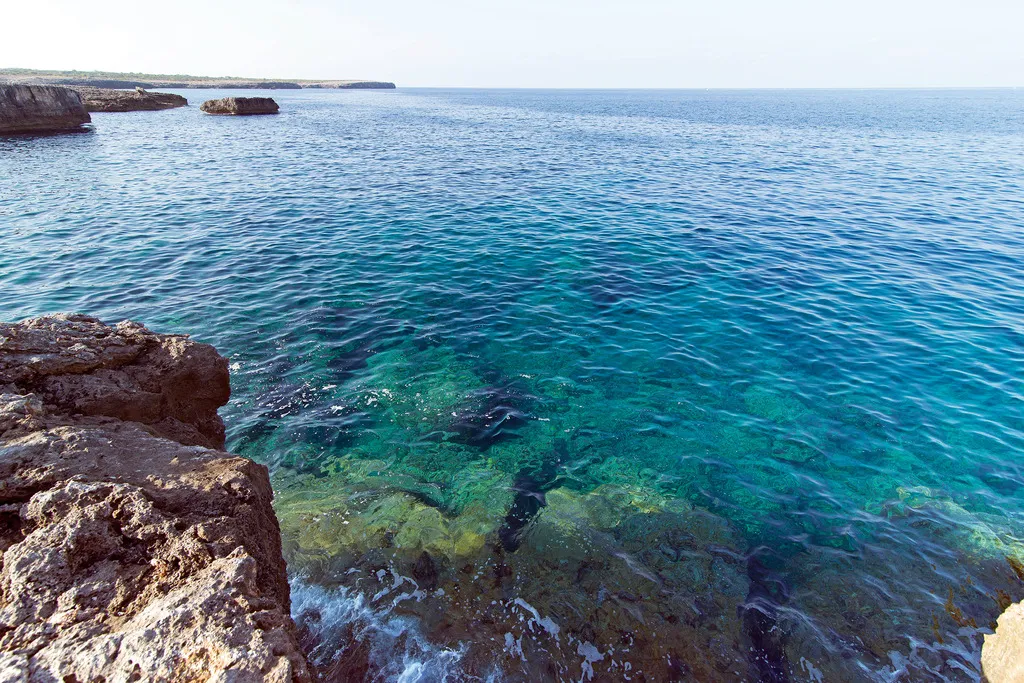 Beach, Cala Blanca Apartamentos, Menorca