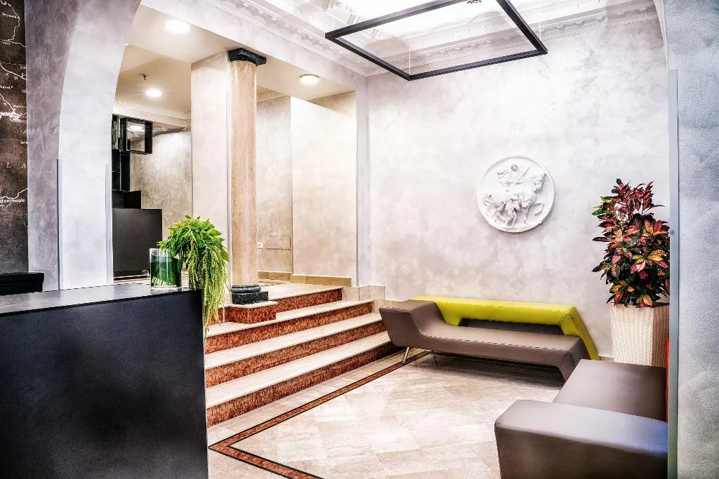 Lobby, Hotel Varese, Rome