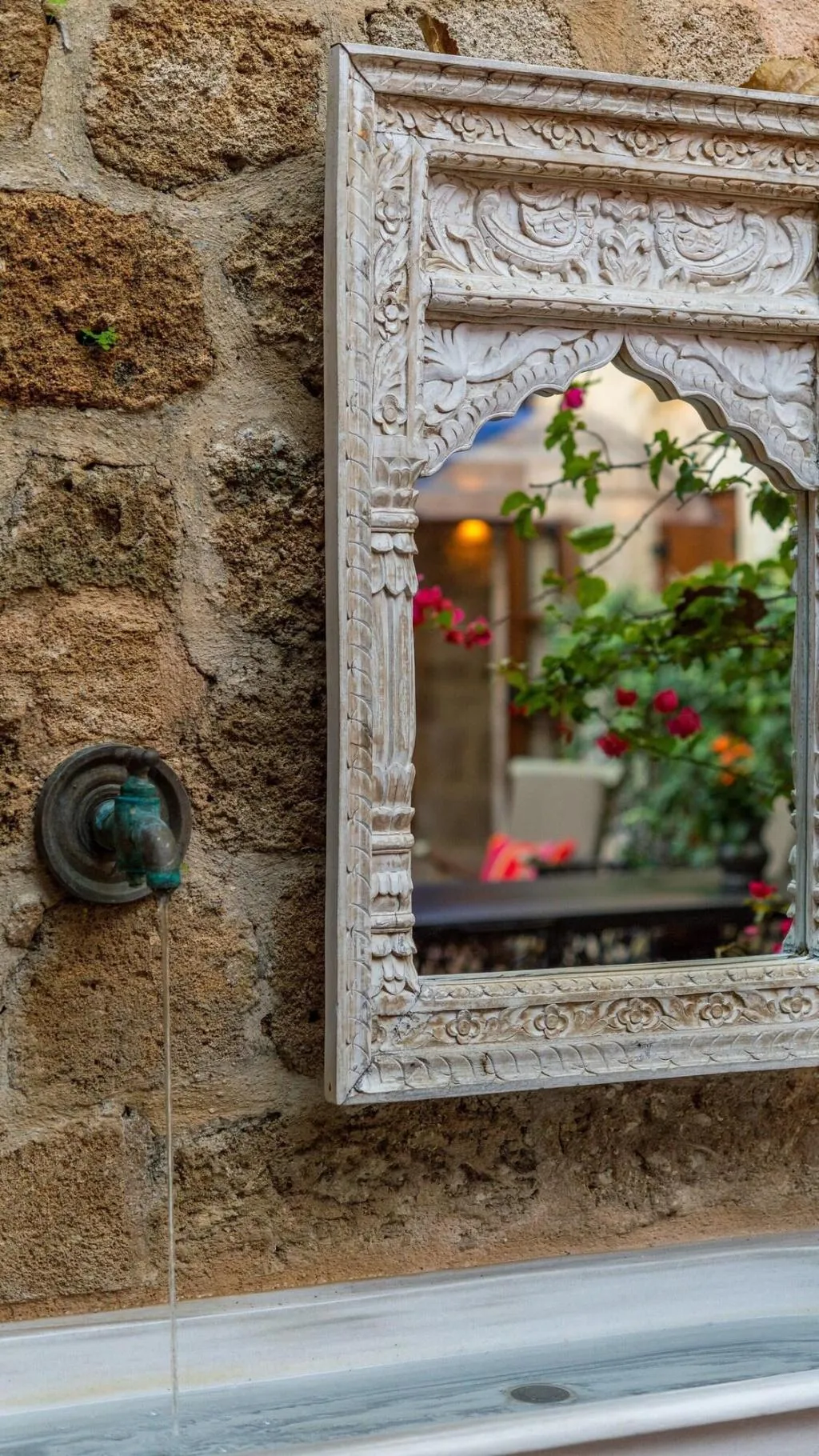 Terrace, Kokkini Porta Rossa, Rhodes