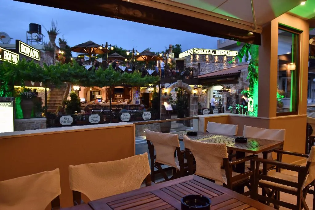 Terrace, 24 Seven Boutique Hotel, Crete