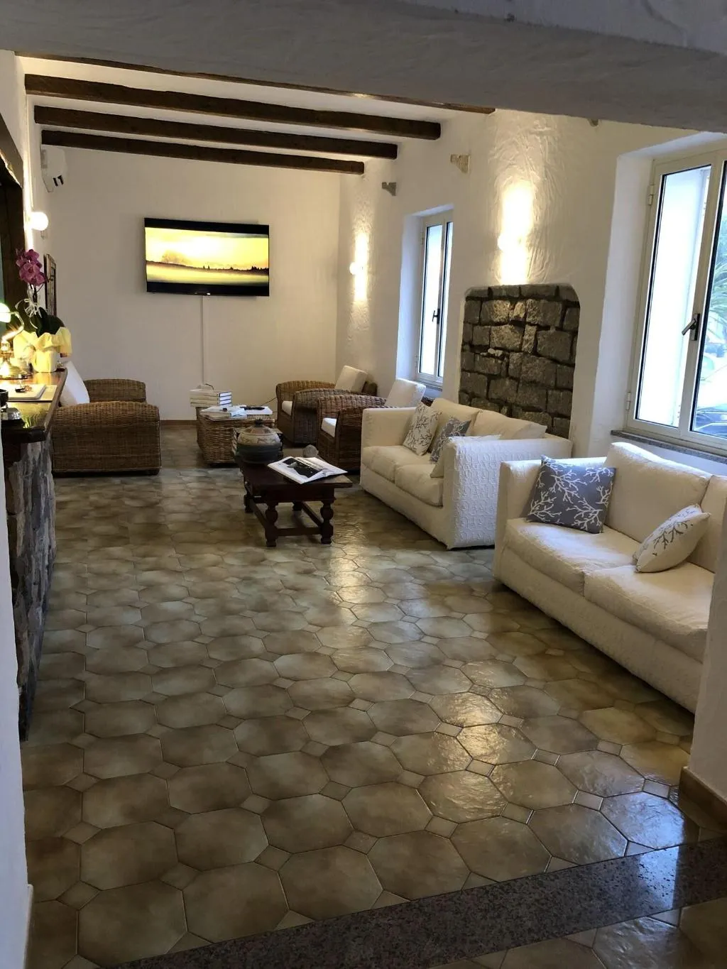 Lobby, Hotel Canne Al Vento, Olbia