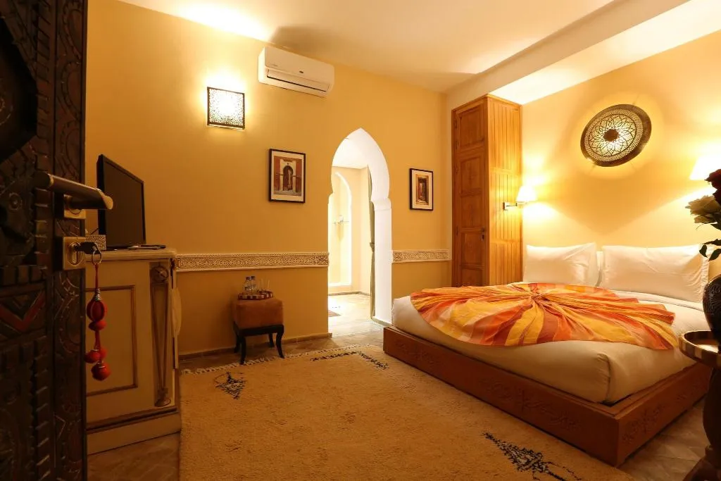 DOUBLE DELUXE QUEEN BED Room, Riad Enchanté, Marrakech