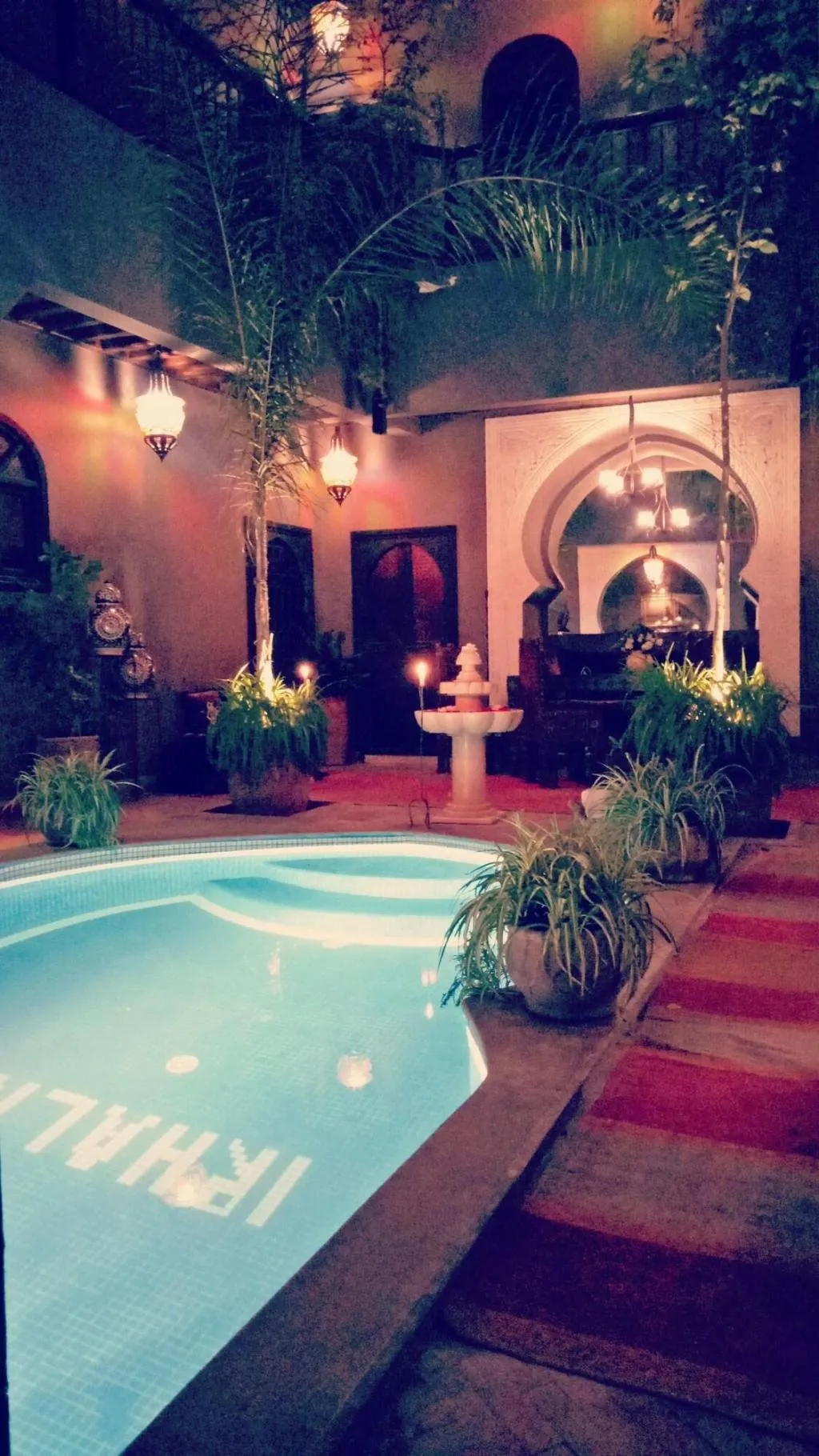 Lobby, Riad Irhalne, Marrakech