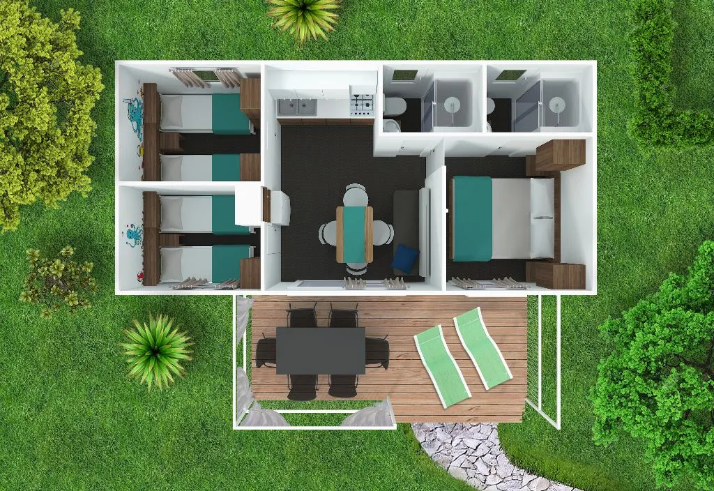 HOME STANDARD Room, Aminess Planet Camping Maravea Holiday Homes, Istria
