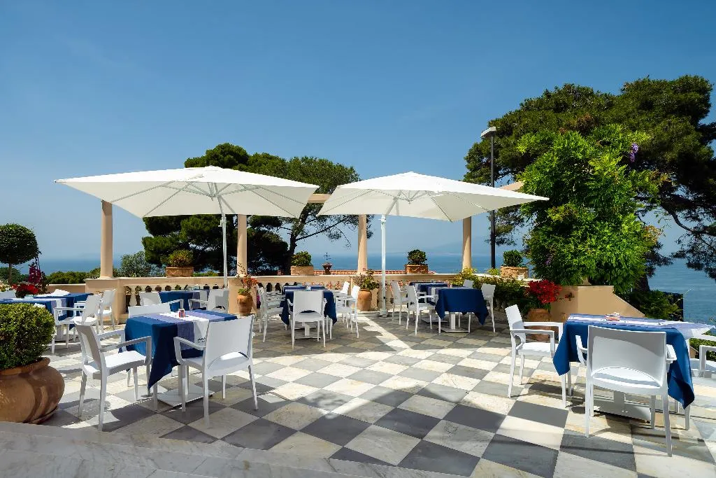 Terrace, Hotel Miramare, Naples