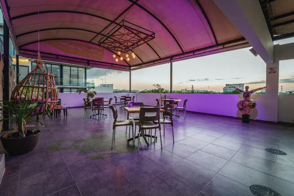 Terrace, Soho Playa Hotel, Playa Del Carmen