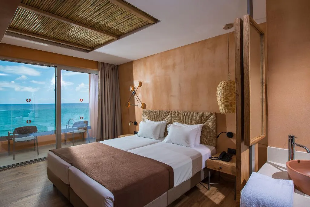 Double or Twin SUPERIOR SEA VIEW Room, Palmera Beach Hotel & Spa, Crete