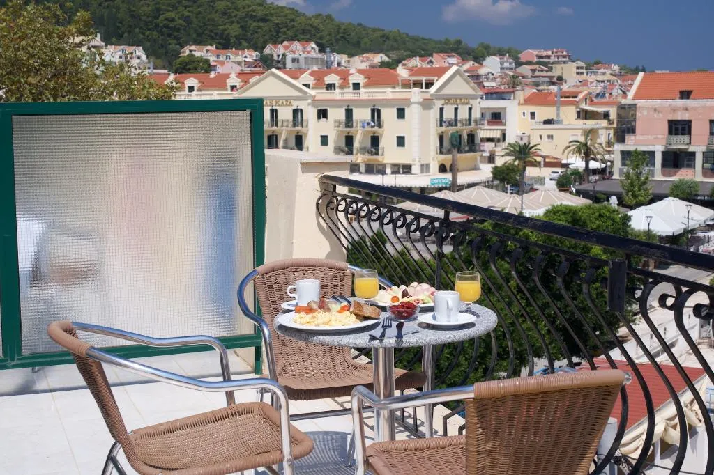 Terrace, Mirabel City Center Hotel, Kefallinia