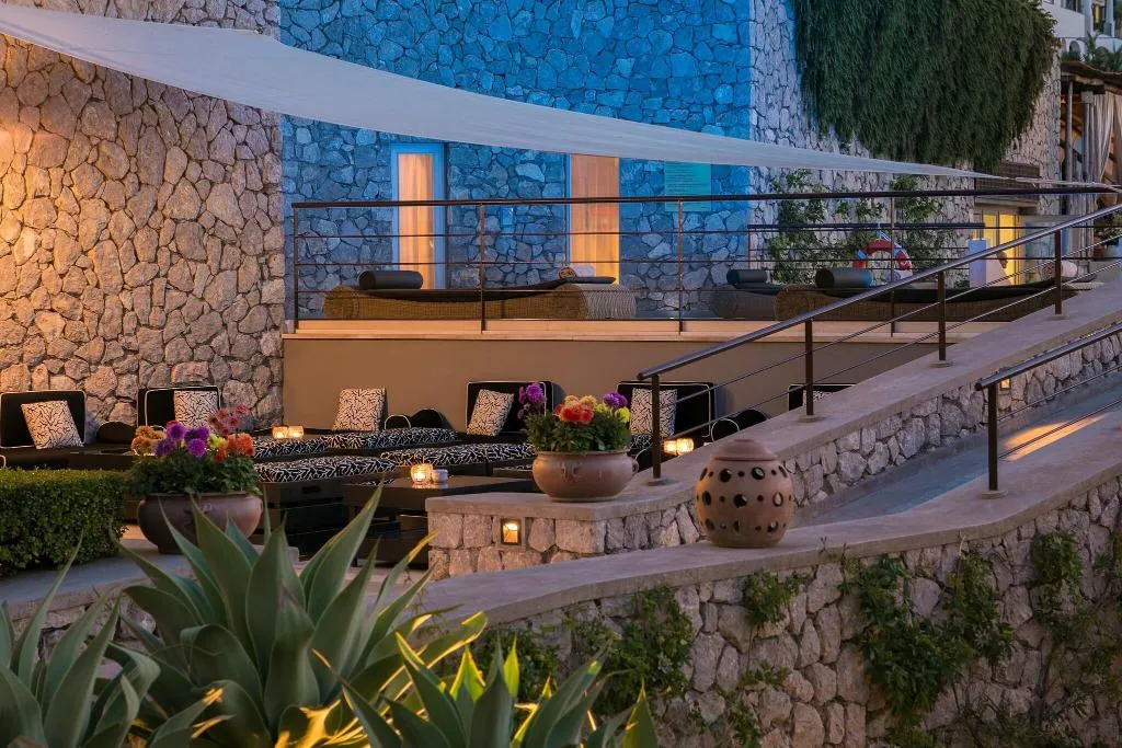 Terrace, Villa Marina Capri Hotel & Spa, Naples