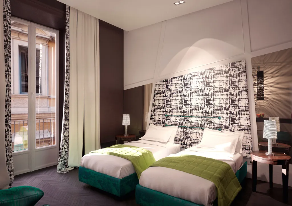 TWIN DELUXE Room, Mascagni Luxury Rooms and Suites, Rome