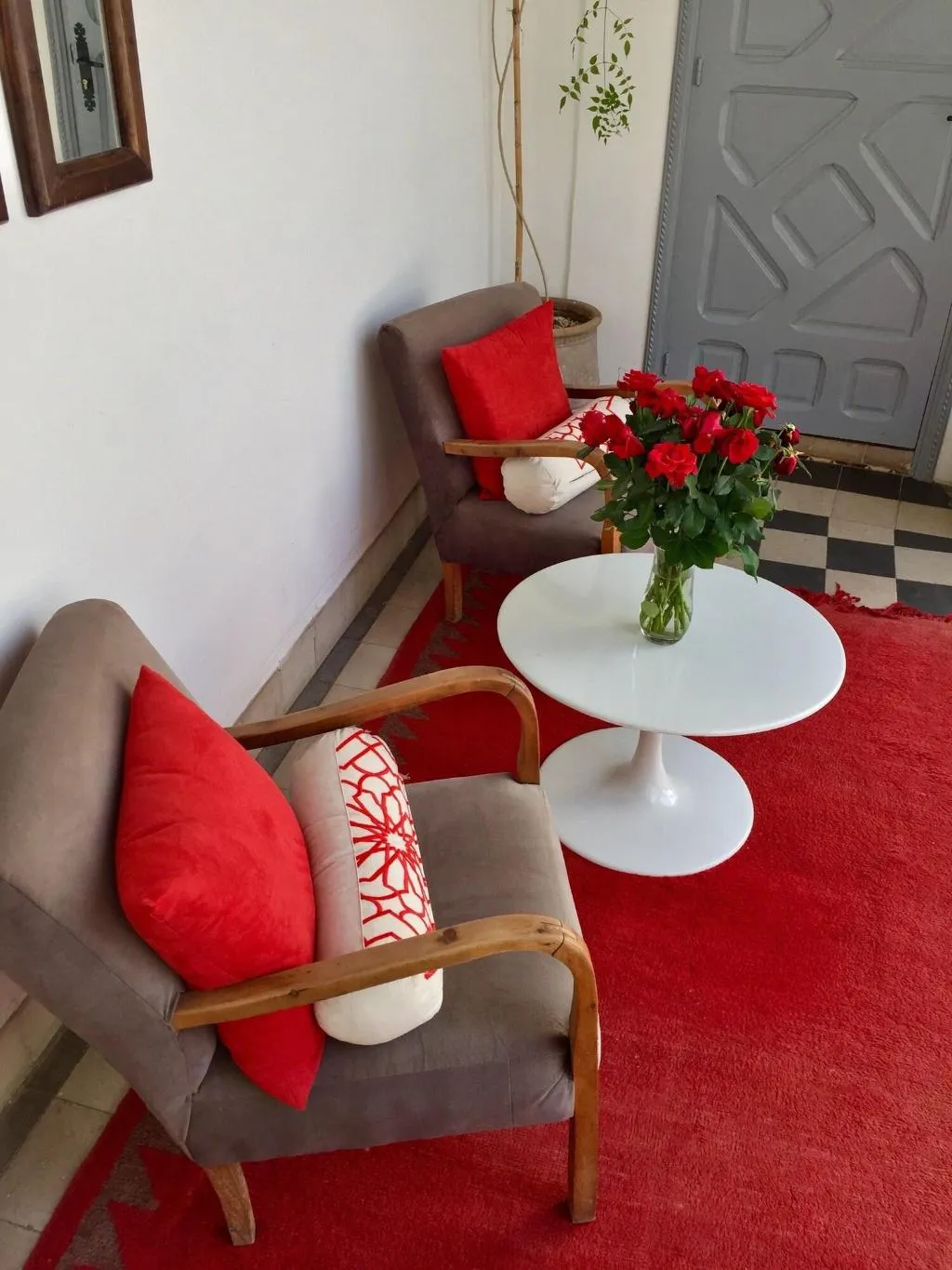 Lobby, Riad Tizwa, Marrakech