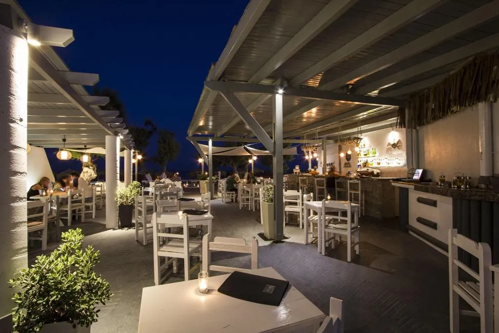 Restaurant, Sea View Beach Hotel, Santorini