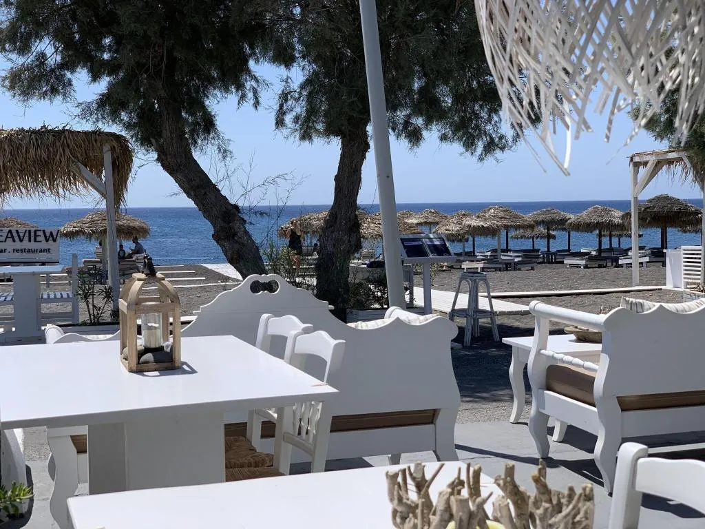Bar, Sea View Beach Hotel, Santorini